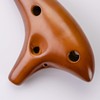 DHwebWLP Strawfire 12 Hole Ocarina Instrument,Alto C Ceramic Ocarina With