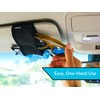 Sunny Sleeve Sunglasses Holder for Car Visor – Dual Storage