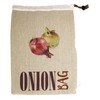Danesco Manufacturing 6123355LN Onion Storage Bag, Cream, Size: 8 ×