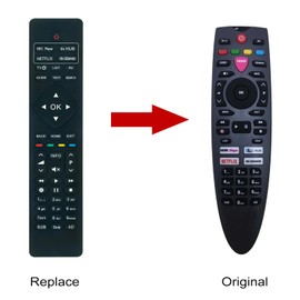 VINABTY Replaced Remote Control Applicable For Freesat UHD-4X Smart 4K Ultra HD Digital TV UHD-X/UHD-4X-500GB / UHD-4X-1000GB / UHD-4X-2000GB Set Top Boxes