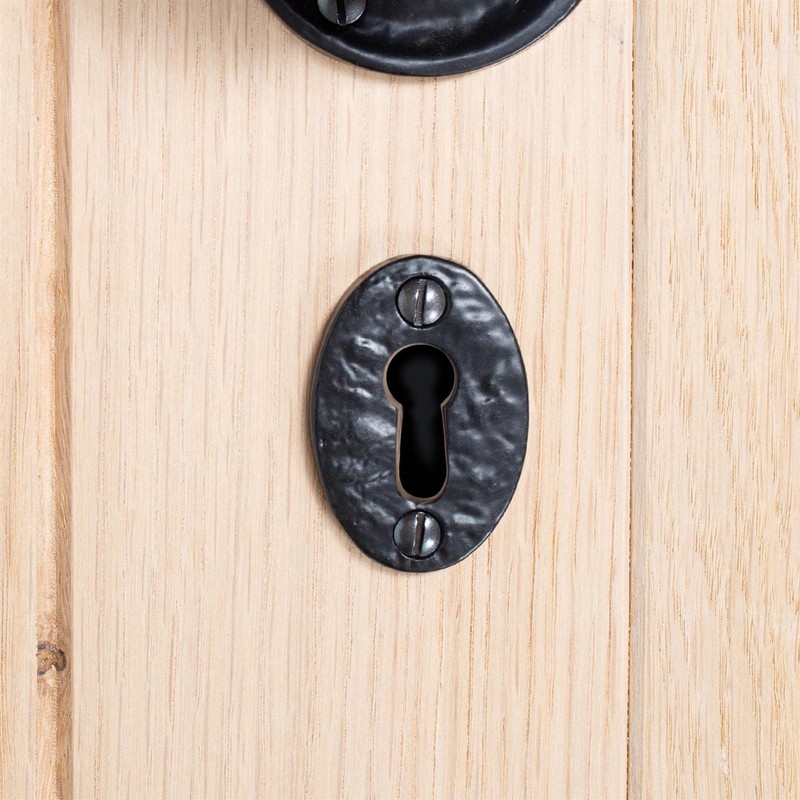 Hammer and Tongs - Rustic Escutcheon Plate - W35mm x
