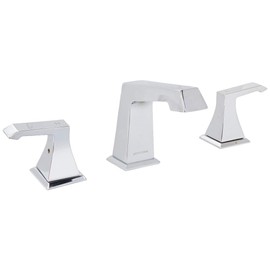 Dyconn Faucet WS3H39A-CHR Bayou Double-Handle 3 Hole Widespread Bathroom Faucet, Chrome