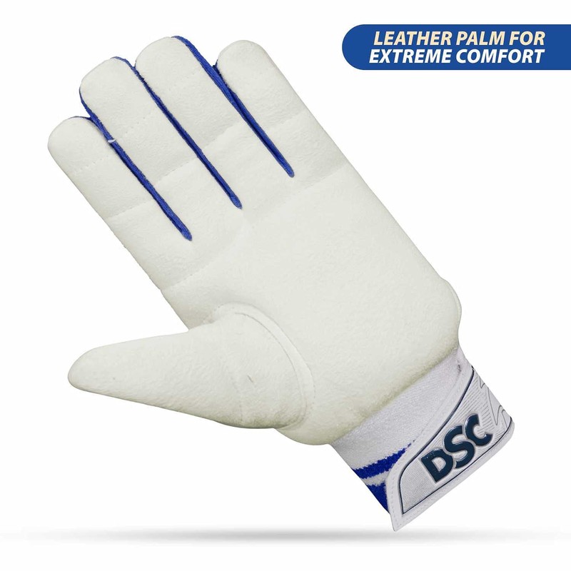 DSC Player Edition Cricket Wicket Keeping Inner Gloves (White and