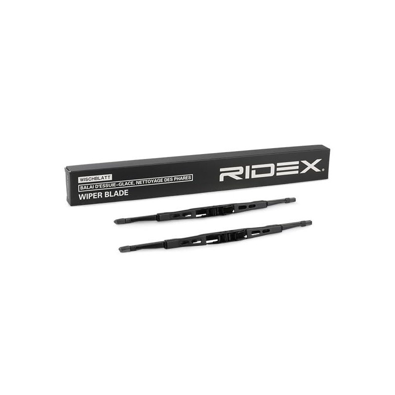 RIDEX Windscreen Wiper Set without Spoiler Front Wiper Blade Design: