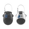 2Pcs Retractable Wire Combination Lock, 3 Digit Cod Anti-Theft Telescopic