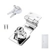 1PCS Keyed Hasp Lock Hasp and Staple 90 Degrees Padlock