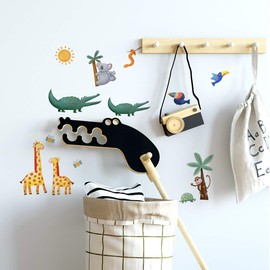 RoomMates Jungle Adventure Peel and Stick Wall Decals