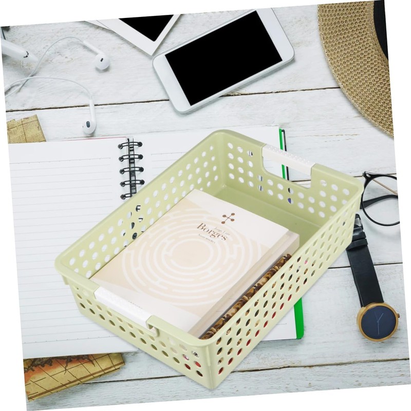 SHOWERORO 3pcs Office Storage Basket File Basket File Organizer Organizer