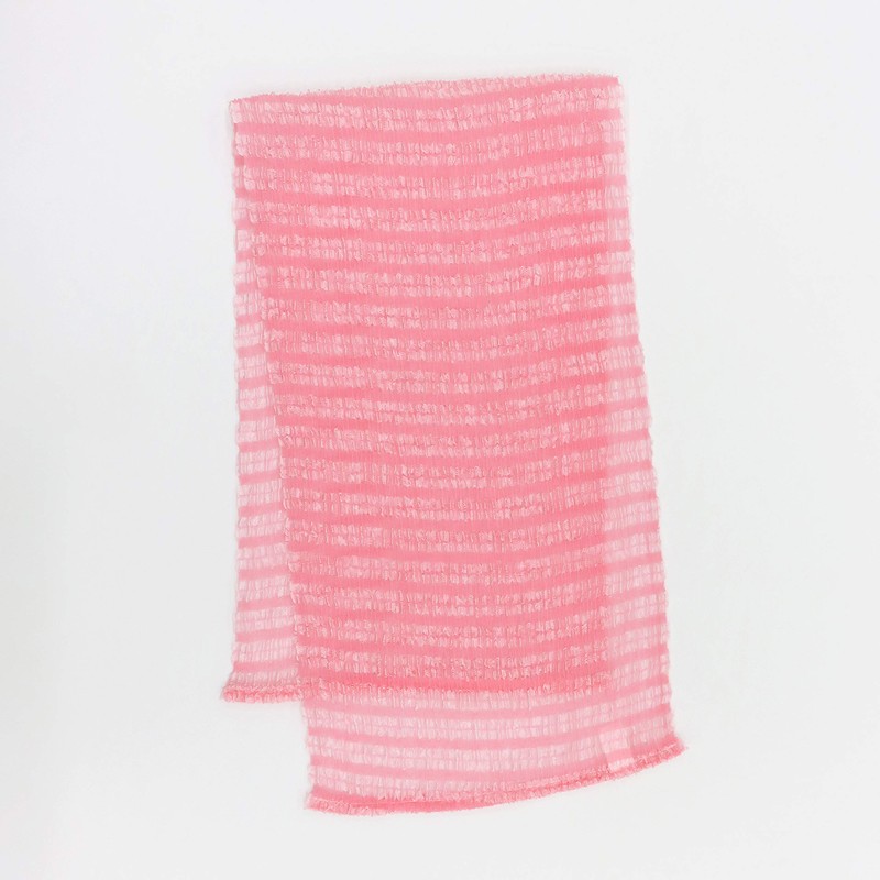 Towa Sangyo Body Towel, Sugofoam, 4 Nylon Towels, Soft, Pink,