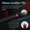 elraxw Pool Cue Stick with Hard Case 13mm 6-Layer Tip