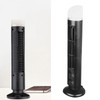 Desk Fan, Quiet Tower Bladeless Fan Anti Slip Pad 90