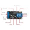 JESSINIE ZK-TD2 5-30V Timer Relay Module with LED Display, Multi-Function