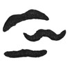 Rhode Island Novelty 3.5 Inch Mustache Set, One Pack of