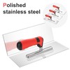 3 Pieces Tile Tools Stainless Steel Square Notched Trowel Set