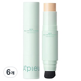 APIEU Men's All Cover Calming Foundation 12g, 6 pieces, 01 Neutral / 어퓨 맨즈 올 커버 카밍 파운데이션 12g, 6개, 01 뉴트럴