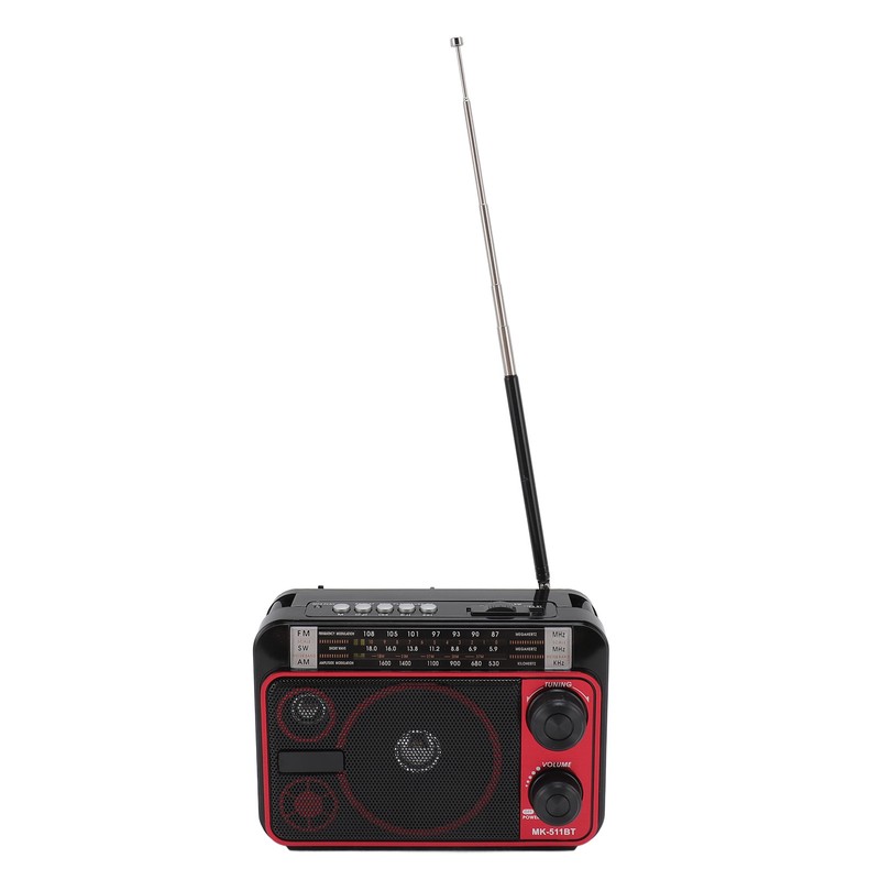 Portable Shortwave Radio FM AM SW Bluetooth 5.0 Multifunction Multi