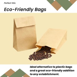 1lb Brown Bags- Pack of 100 (3.5"W x 6.5"H x 2.3"L)