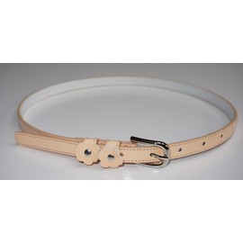 EANAGO Flower Garden Belt for Girls (Kindergarten and Primary School Children, 6-15 Years), Belt Size 65 cm, Total Length 80 cm, skin-coloured