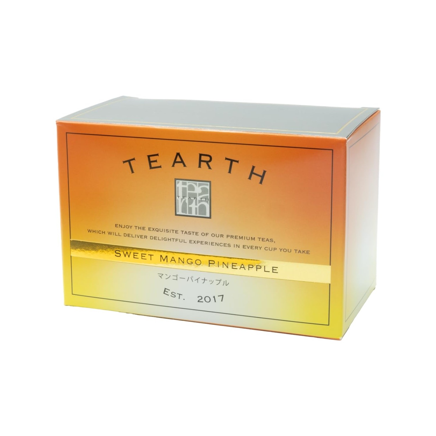 TEARTH Mango Pineapple Sweet Dessert Tea Bags Individually Wrapped