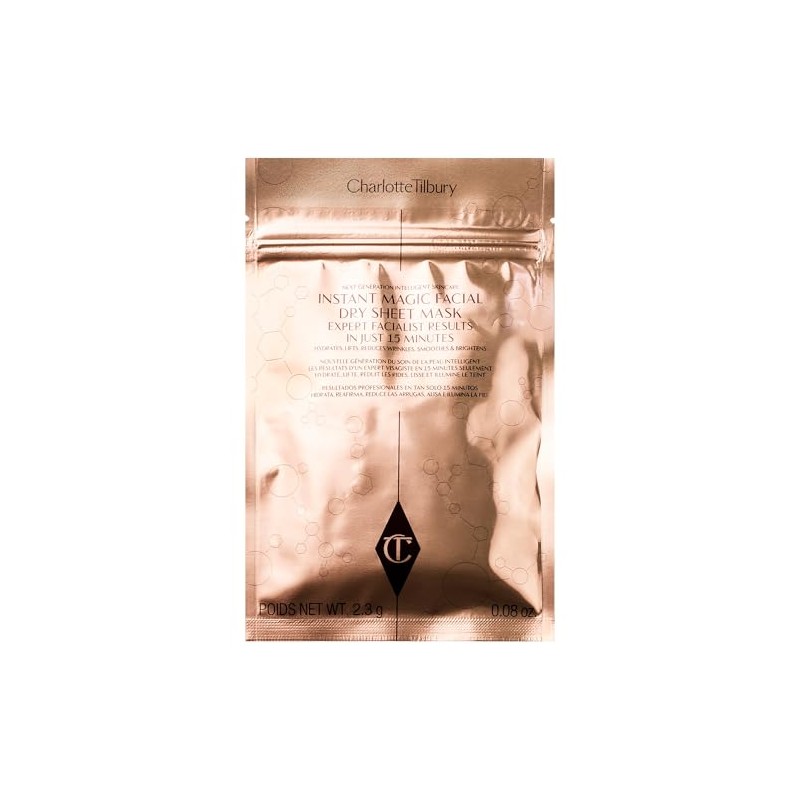 CHARLOTTE TILBURY INSTANT MAGIC FACIAL DRY SHEET MASK SINGLE MASK