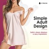 Vimare Women's Satin Half Slip Beautiful Silhouette Inner Cami Dress,