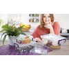 Easy Shopping® Clear Plastic Storage Box Lid Clip Locking Office