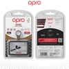 OPRO Bronze Level Sports Mouthguard, Essential Fit (Black) Adult &