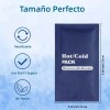 2 Compresa De Gel Frío Calor Terapia Reutilizable 23x13cm