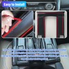 Center Console Automatic Gear Shift Panel Cover ABS Carbon Fiber