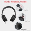 Simolio Long Cord Headphones for TV and PC with Volume