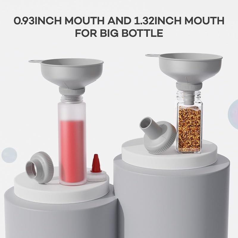 Pisol Wide Mouth Versatile Funnel, Canning Funnels for Kitchen Use,