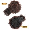 GOTEFERBE Drawstring Ponytail for Black Women, Afro Puff Kinky Curly