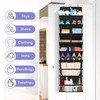 MISSLO Clear Over the Door Shoe Organizer Large Deep Pockets