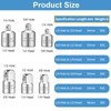 6 Piece Adapter Set, Socket Adapter, Ratchet 3/8 to 1/2,