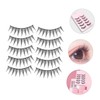 Healvian 10 Pairs Natural False Eyelashes Lightweight Reusable Makeup Lashes