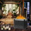 MEVA difusor de aceites Esenciales Efecto flama, Incluye 6 Aromas