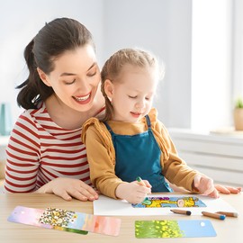 Pack of 50 Watercolour Paper Bookmarks Paper 300 g Bookmark Blank DIY Bookmarks for Colouring for Watercolours, Painting, Bookmarks Crafts, with 50 Pieces Random Colour Tassels