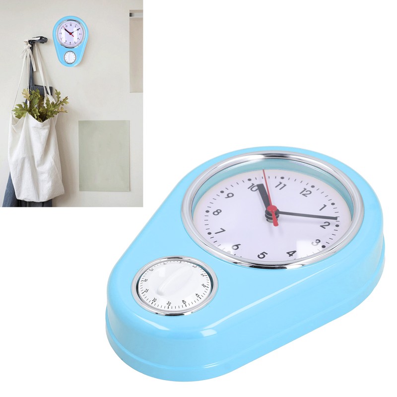 9 Inch Kitchen Timer Wall Clock Multifunction Innovative Precise Time