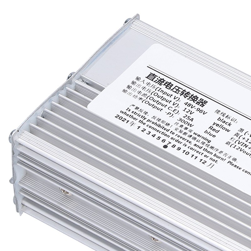 Tyenaza DC DC Converter 48V-96V to 12V 25A 300W Voltage