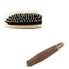 BIUDECO Hair Brush Handle Boar Bristle and Nylon Needle Anti-static