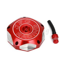 JFG RACING Billet Gas Fuel Tank Cap with Vent Hose For For TRX90 93-17 TRX250 97-17 TRX250EX 01-07 TRX350 00-06 TRX400 04-07 TRX450 98-04 TRX500 01-14 TRX650 03-05 TRX680 06-17