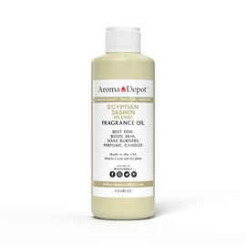 Egyptian Jasmine 4 oz. Fragrance Oil I Perfume I Skin Oil I Scented Oil. DIY Projects Such as Candles, Bath Bombs, Body Butters, Creams & Lotions. Few Drops in The Diffuser, Burners, or Warmers.