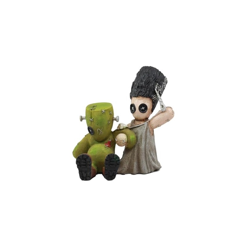 Pacific Giftware 4.5 Inches Pinhead Monster Frankenstein and Bride Love