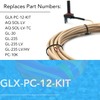 WMWUJ GLX-PC-12-KIT Pool Temperature Sensor Thermistor with 15 Feet Cable