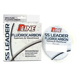 P-Line Salmon/Steelhead Select Fluorocarbon 100 yd Leader Material, 40 lb, Clear