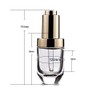 3Pcs 30ml/1oz Clear Thick Glass Press Dropper Bottles Essence Liquid
