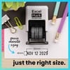 ExcelMark 1822 Date Stamp – Perfect for Shipping, Receiving, Expiration
