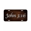 John 3:16 Jesus License Plate Vehicle Auto Tag Religious Peace