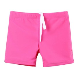 TFJH E Swim Shorts for Girls Kids UPF UV 50+ Beach Board Shorts Trunks Size 7-8 315 HotPink 8A