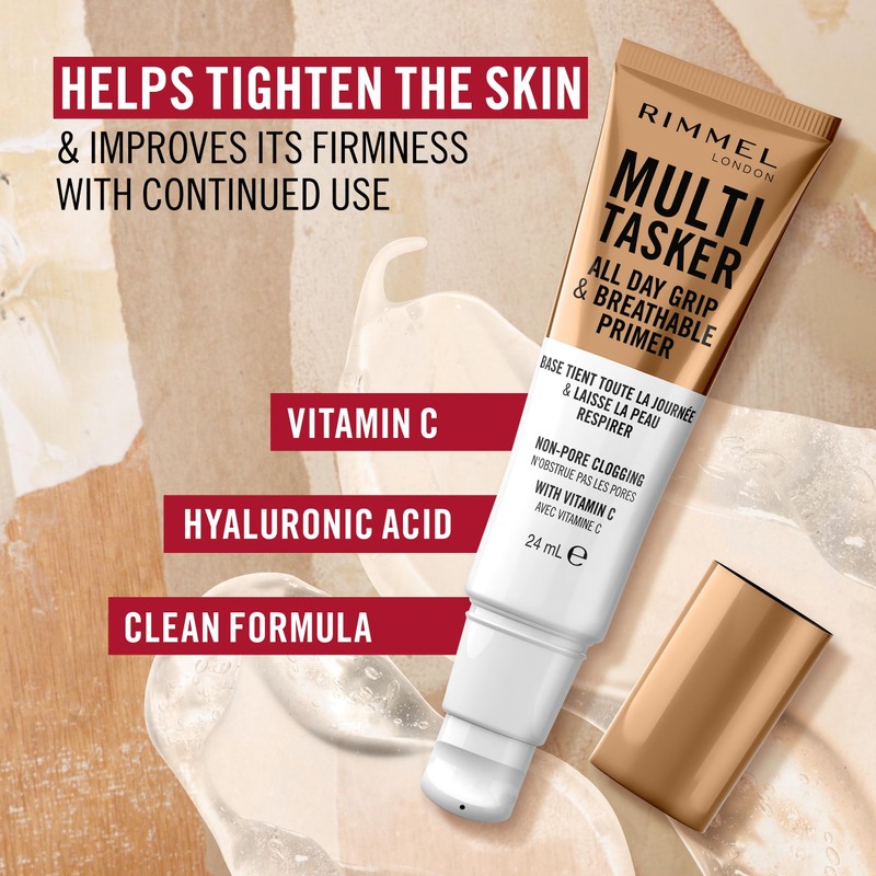 Rimmel Multitasker All Day Grip & Breathable Primer, 24 ml